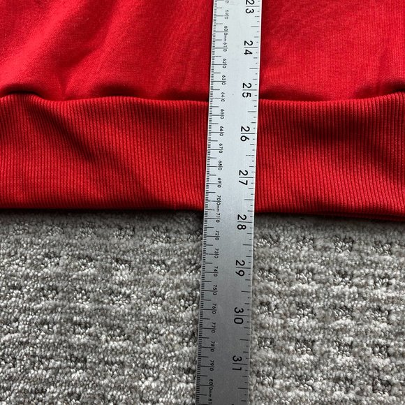 Ugly Christmas Sweater Men Large L Red Pull Over Jumper Sweatshirt XMAS New Year - Picture 11 of 11